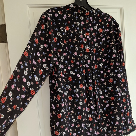 The Kooples floral silk button down - Picture 6 of 8